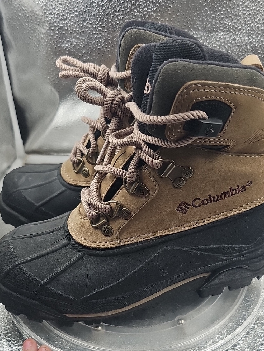 P Black And Brown Mens Columbia Sz 7 - Picture 2 of 5